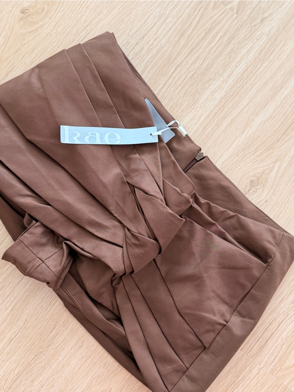 AFTER FIVE SABIE SKORT in Brown - Picture 6 of 6